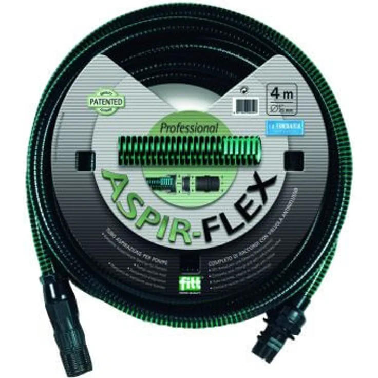 fitt Saugschlauchgarnitur AspirFlex Ø 1 Zoll - Länge 4m
