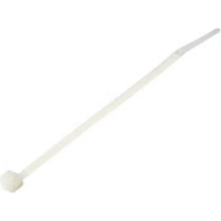 Ritter - 100 Stück Kabelbinder, 300 x 4,8 mm, weiss