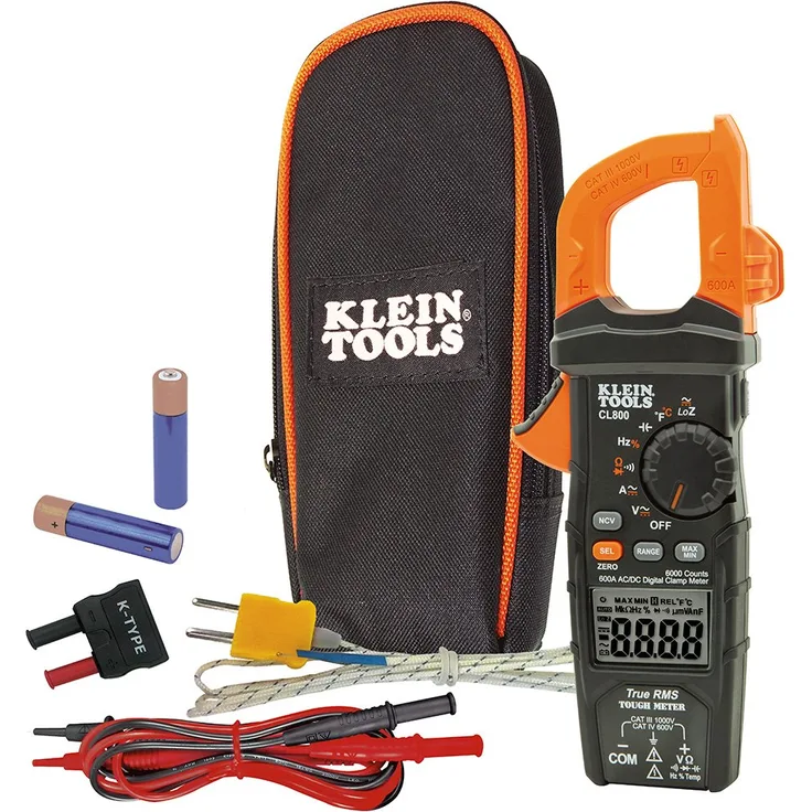 Klein Tools Digitale Stromzange CL800 mit automatischer Bereichseinstellung