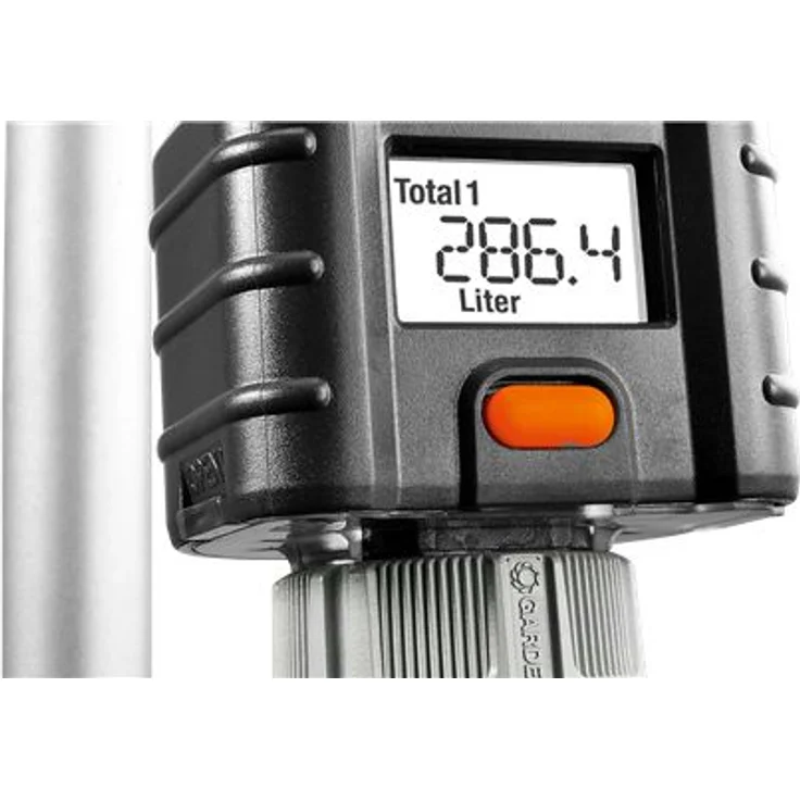 GARDENA Wassermengenzähler: Praktischer Wasserzähler zur Anbringung am Wasserhahn oder Verbrauchsgerät, zur Kontrolle des Wasserverbrauchs, mit übersichtlichem Display, batteriebetrieben (8188-20) 4078500818902 – Bild 4