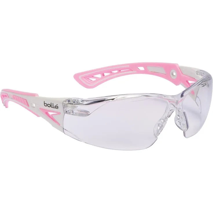 BollÃ© Schutzbrille''Rush+ Small'', 1 Stück, Einheitsgröße, weiß-rosa, RUSHPSPSIP