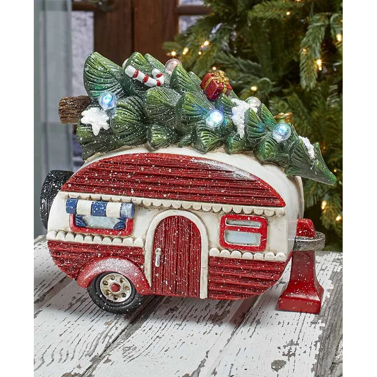 der Lakeside Collection Retro erleuchtet Holiday Camper