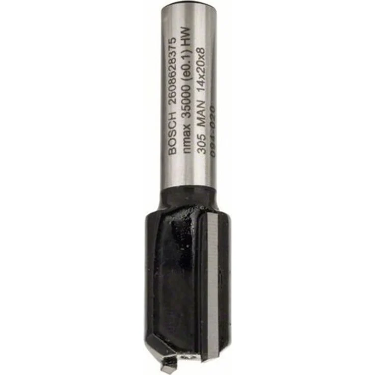 Bosch Professional Nutfräser Standard for Wood (für Holz, Ø 14 mm, Arbeitslänge 20 mm, Zubehör Handfräse) – Bild 1