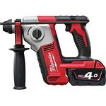 Milwaukee 4933443330 BH-402C M18 BH-402 C Akku Bohrhammer (Lithium (Li-Ion), Black, Red, Silver), 230 W, 18 V, Schwarz-Rot-Silber