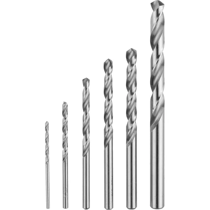 Connex COX972126 HSS-Bohrersatz, 2-8 mm geschliffen, 6-teilig