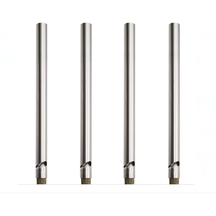 Take2 Grillspieße für Stockbrot, rostfreier Edelstahl, 4 Stück, silber, 20 cm lang – Bild 1