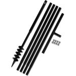 Erdbohrer mit Griff 80 mm Verlängerungsrohr 5 m