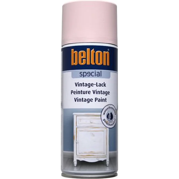 belton Vintage Lackspray 400 ml, roserot – Bild 1