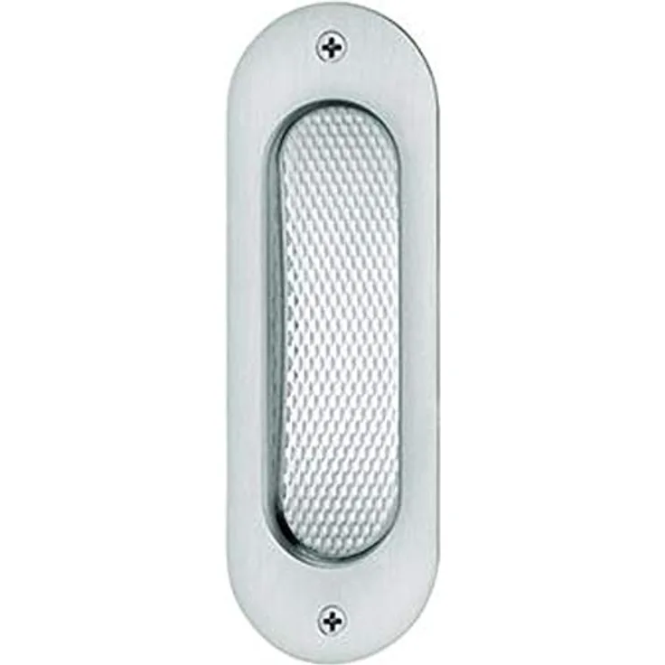 FSB Schiebetürmuschel 4212 Blind Länge 120mm Breite 40mm Alu F1 oval