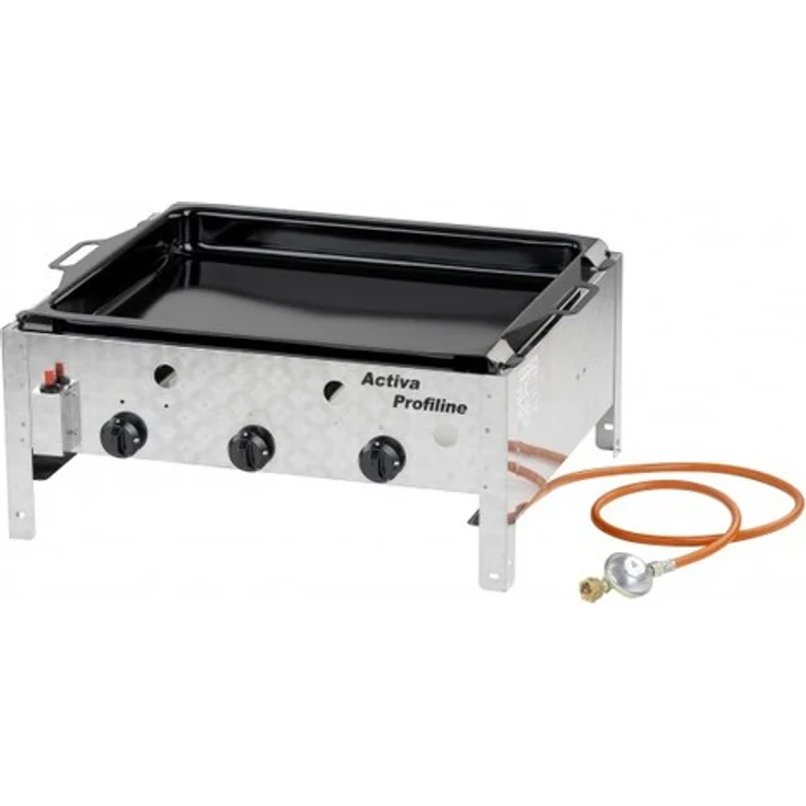 Activa 3-flammiger Gasgrill Gastrobräter (12525), Maße 64,5 x 29 x 52,5 cm – Bild 1