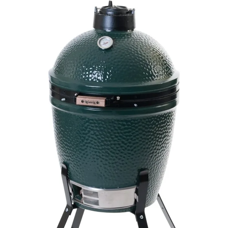 Big Green Egg Holzkohlegrill Medium, Grillfläche 38 cm