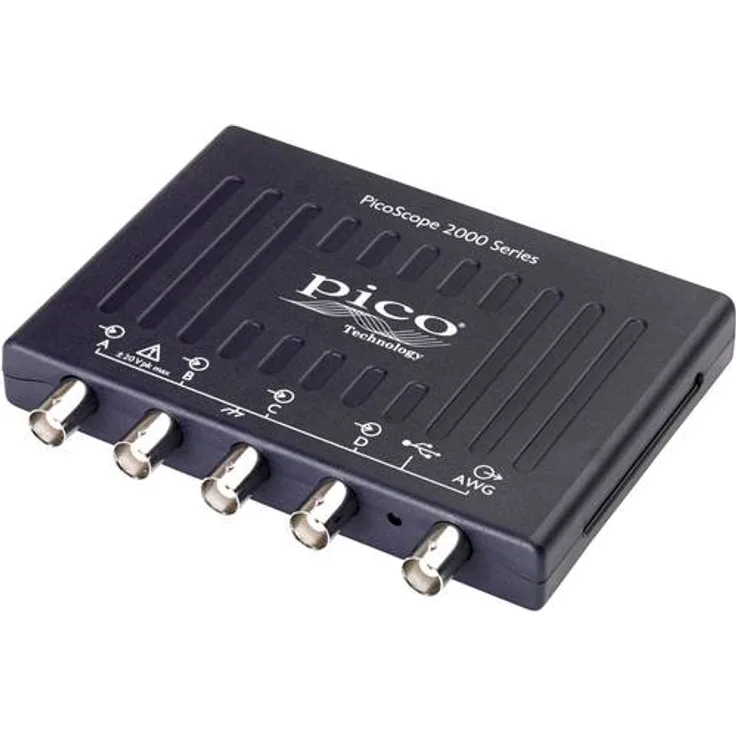 Pico 2406B USB-Oszilloskop 50MHz 4-Kanal 250 MSa-s 32 Mpts 8 Bit Digital-Speicher (DSO), Funktionsgenerator, Spectrum-Analyser