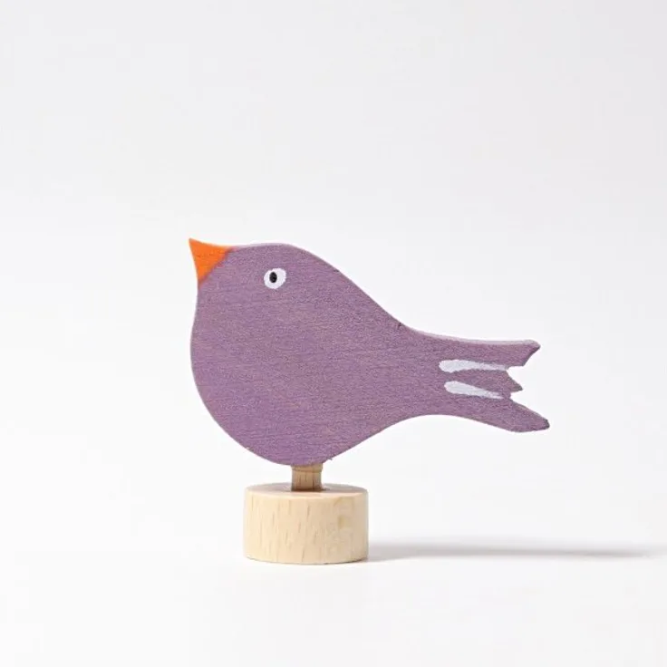 Steckfigur sitzender Vogel - GRIMMS 03532