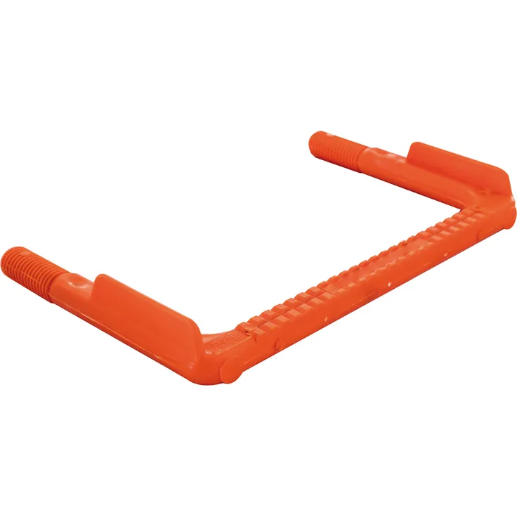 Günzburger Steigtechnik Günzburger Steigbügel Form B in Edelstahl, ummantelt