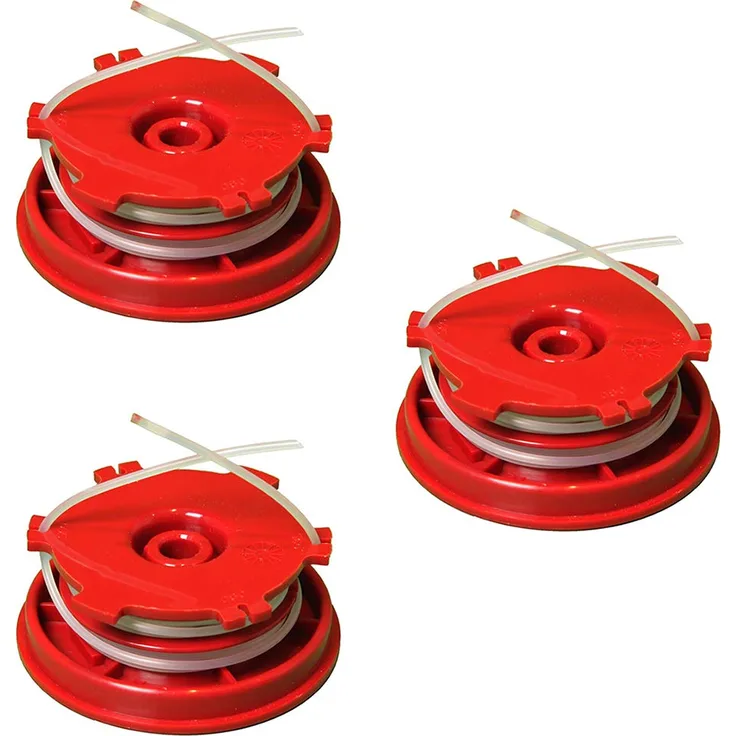 IKRA 73500400-3 Ersatzspulen (DA-F12) 3er-Set Fadenspulen für Freischneider