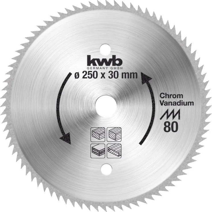 kwb 5893-11 Profilholzblatt CV, 250 x 30 mm