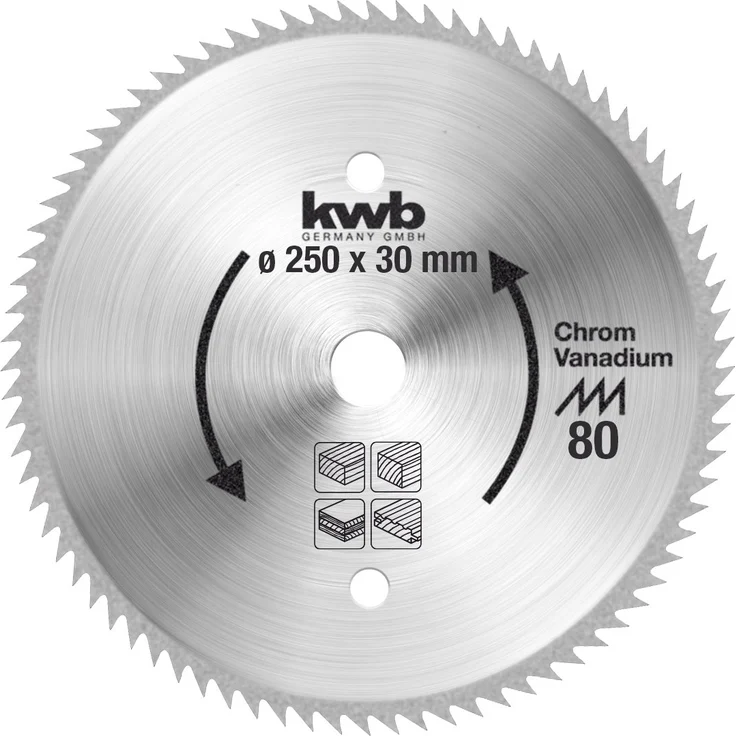 kwb 5893-11 Profilholzblatt CV, 250 x 30 mm