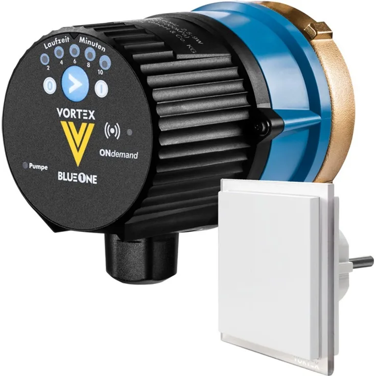 Vortex Universalmotor BLUEONE BWO 155 MA 230 V-50 Hz ONdemand Modul mit Funkschalter