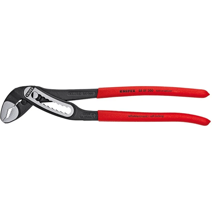 KNIPEX 88 01 300 SB Alligator Wasserpumpenzange mit rutschhemmendem Kunststoff überzogen schwarz atramentiert 300 mm – Bild 1