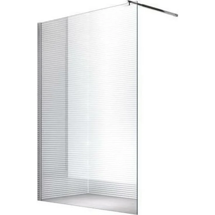 1000x2000x10mm 'Jade' Duschwand - Dusche - Duschabtrennung Klar - ESG 10mm