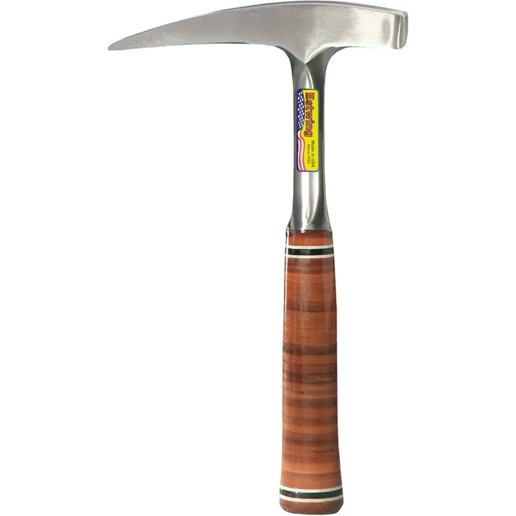 Pickhammer mit Ledergriff, 17x19mm 615g, glatte Bahn - Estwing