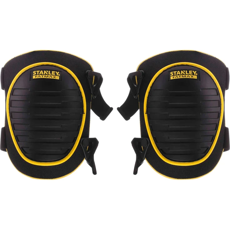 Stanley FMST82961-1 FatMax Hartschalen-Knieschützer (für Arbeiten im Außenbereich, hohe Flexibilität und Bewegungsfreiheit, flaches Design, komfortables Tragegefühl) – Bild 1