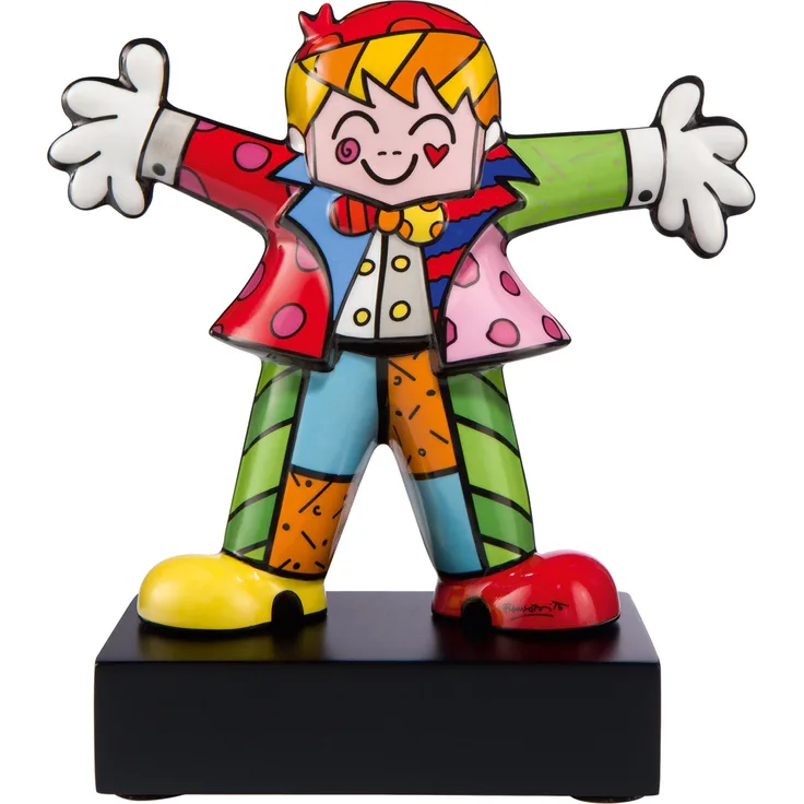 Göbel Hug Too - Figur Pop Art Romero Britto Bunt Porzellan