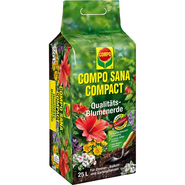 COMPO Sana Compact Qualitäts-Blumenerde 25 Liter