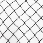 Teichnetz 20m x 4m schwarz Fischteichnetz Laubnetz Netz Vogelschutznetz robust