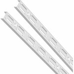 Element System LOCHSCHIENE Wandschiene Weis S 2000mm 10001-00028 - Preisvergleich