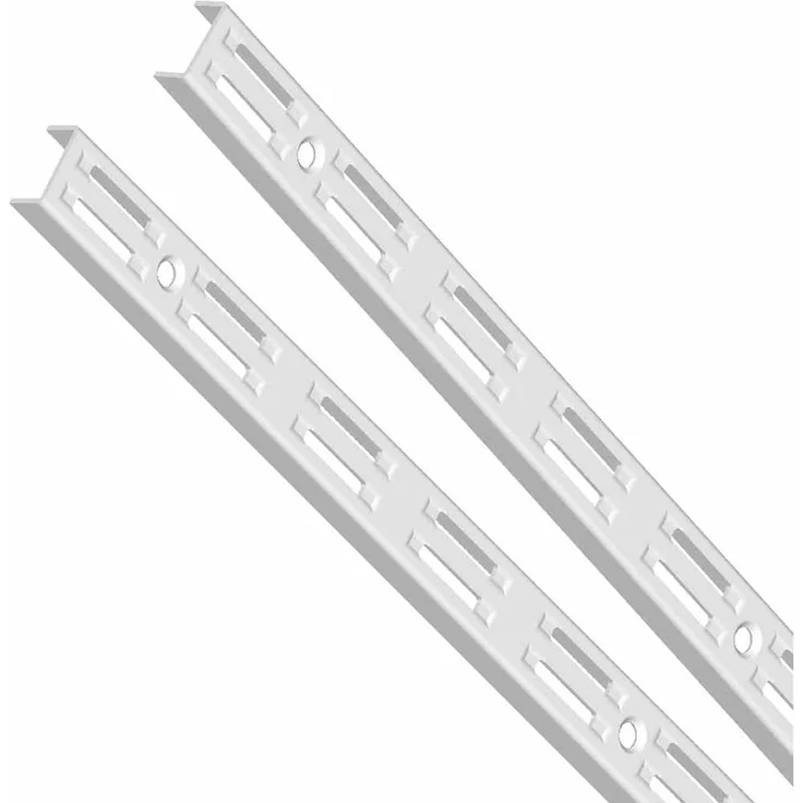 Element System LOCHSCHIENE Wandschiene Weis S 2000mm 10001-00028 - Preisvergleich – Bild 1