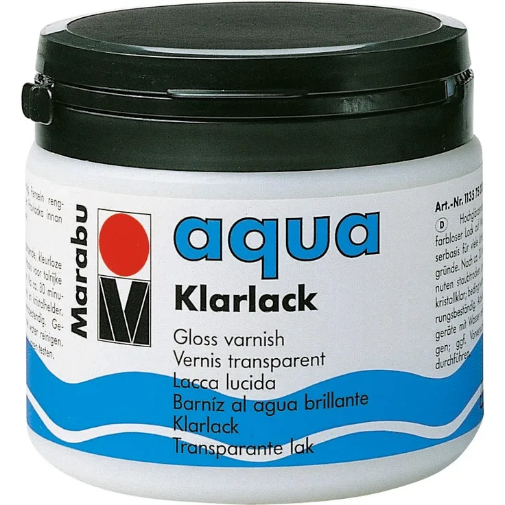 Marabu - Marabu-Aqua-Klarlack 500ml Dose - transparent