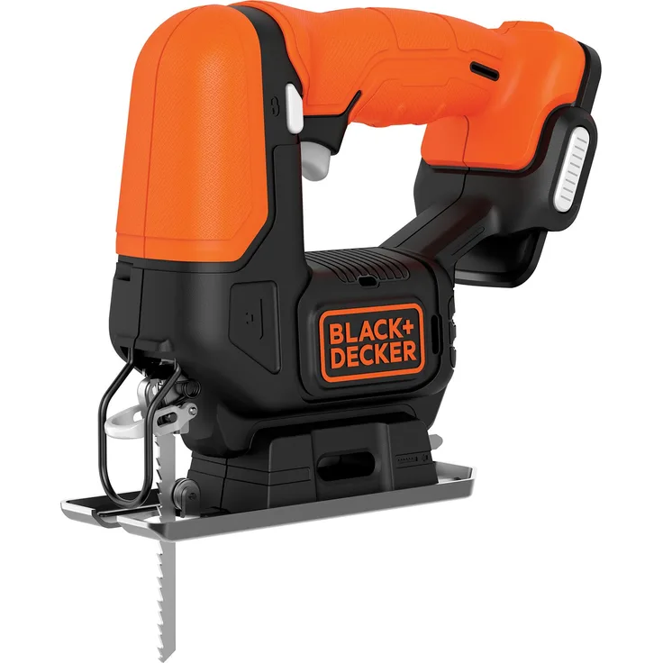 Black & Decker BDCJS12N Akku-Stichsäge (12 V, mit Sägeblasfunktion, hohe Laufruhe & vielseitig einsetzbar mit werkzeuglosem Sägeblattwechsel, inkl. 1 Holzsägeblatt, ohne Akku und USB-Ladekabel)