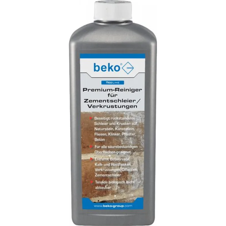 beko TecLine Premium-Reiniger für Zementschleier-Verkrustungen - 1000ml