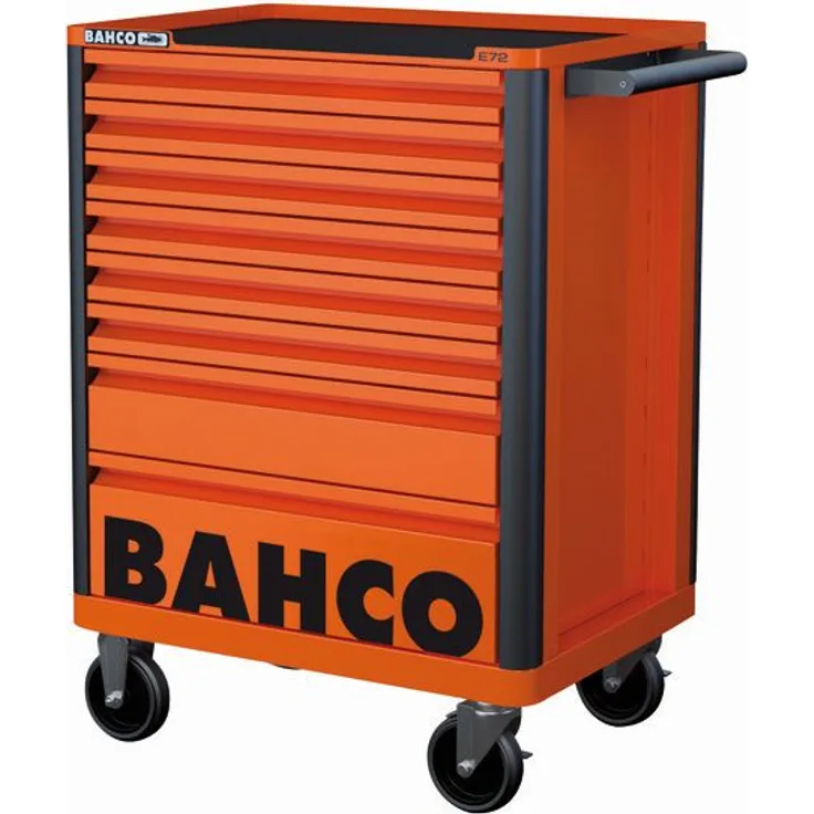 Bahco Werkstattwagen, 8 Schubladen, schwarz - 1472K8BLACK