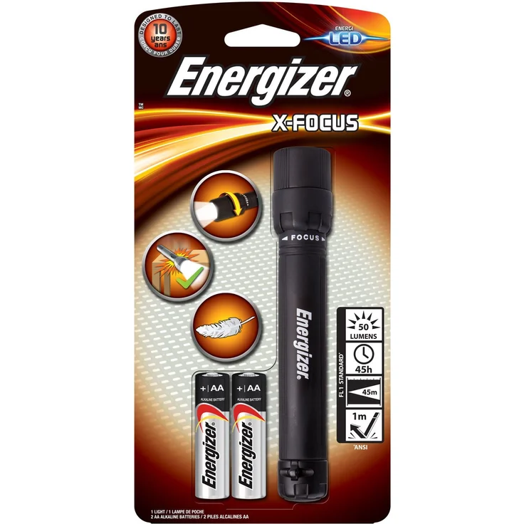Energizer LED-Taschenlampe X-Focus LED (639809) schwarz – Bild 3