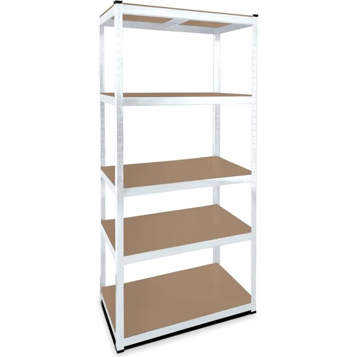 Lagerregal 180 x 90 x 60 cm Traglast 875 kg Regal Schwerlastregal Steckregal verzinkt