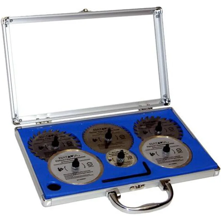 Batavia 7060624 XXL Sägeblatter Set ?85mm in Alu Koffer