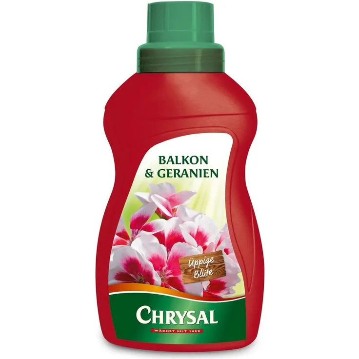 Chrysal Balkon und Geranien Flüssigdünger - 500 ml