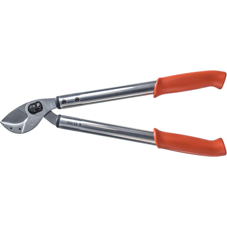 Original LÖWE 22 Profi Astschere Amboss 22 050 mit Bypass Geometrie - scharfer und leichter Astschneider ist ideal zum Schneiden von Sträuchern Ästen Zweigen Bäumen
