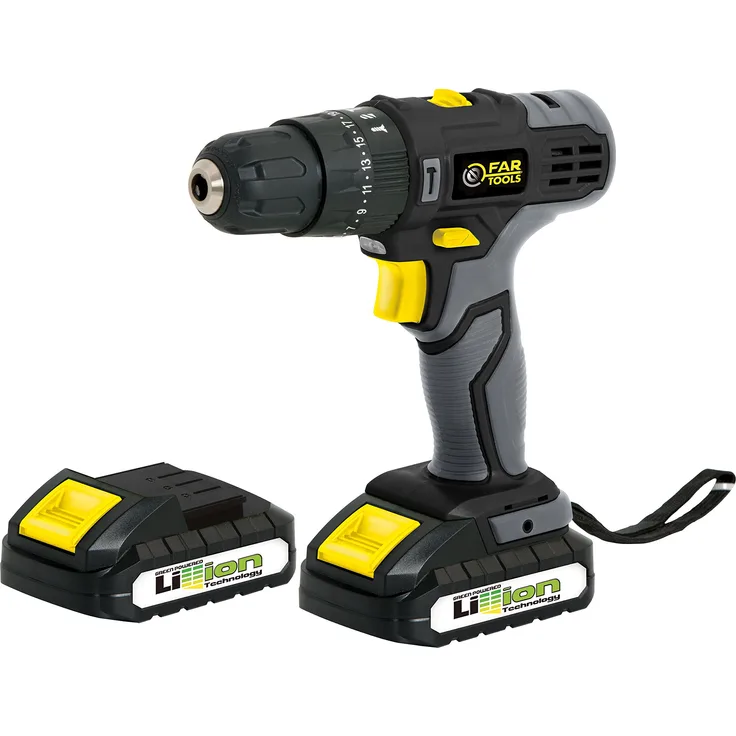 Fartools CDL 14B Bohrmaschine-Akkuschrauber, schnurlos, 18 V, Li-Ion