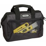 Stanley Werkzeugtasche (12 Zoll, 30 x 25 x 13 cm, robuste, kompakte Tasche für Werkzeuge, Trage aus 600 x 600 Denier Nylon, strapazierfähige Konstruktion) 1-93-330, Sortiert