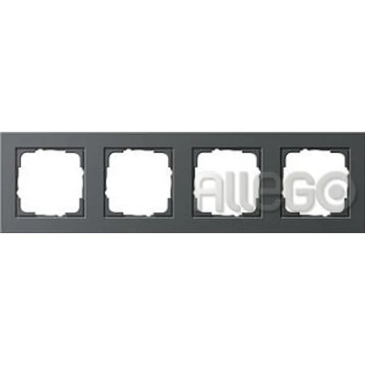 Gira 021423 Abdeckrahmen 4 fach Gira E2 , anthrazit