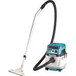 Makita DVC154LZ Akku-Staubsauger 2 x 18 V L AWS 15L Trocken mit Bluetooth ohne Akku ohne Ladegerät Beutel 15 Liter