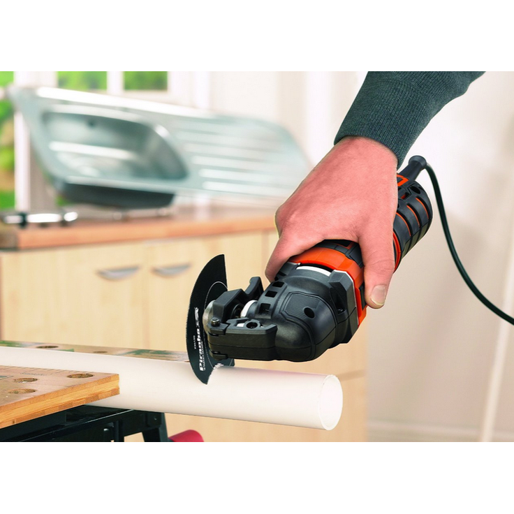 Black plus Decker Multifunktionsgerät MT300KA Mit Adapter für Universalzubehör anderer Hersteller und umfangreichem Zubehör Zubehörwechsel auf Knopfdruck – Bild 2