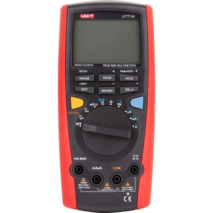 UNI-T UT71A-MIE0091 UT71A MIE0091 Messgerät AC DC LCD Digital Multimeter Voltmeter Spannung Strommesser