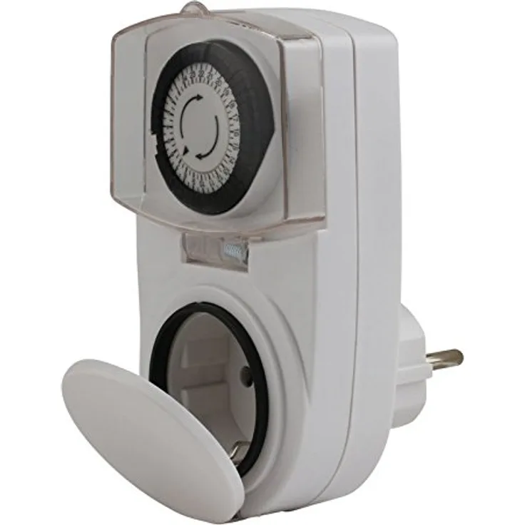 UNITEC 46432 Tageszeitschaltuhr mini, analog, für Außenbereich