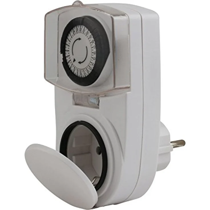 UNITEC 46432 Tageszeitschaltuhr mini, analog, für Außenbereich – Bild 1