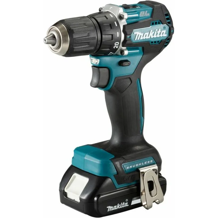Makita DDF487RAJ Akku-Bohrschrauber 18 V - 2,0 Ah, 2 Akkus + Ladegerät im Makpac