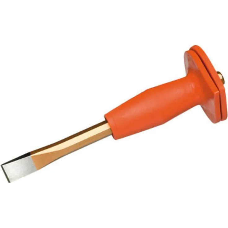 GEDORE 110 HS-256 Maurermeißel 8-Kant, mit Handschutz 250x16 mm, 250 x 16 mm